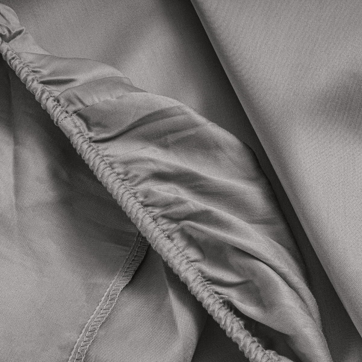 Zelesta Primaviera Deluxe Topper Satin Fitted Sheet Grey image