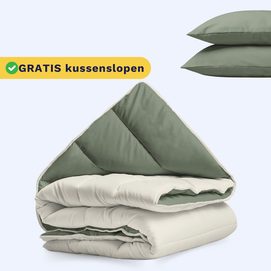 Zelesta Royalbed - Green & Cream