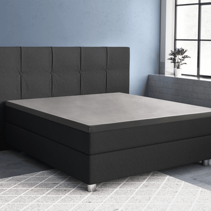 Primaviera Deluxe Topper Satijn Hoeslaken Grijs
