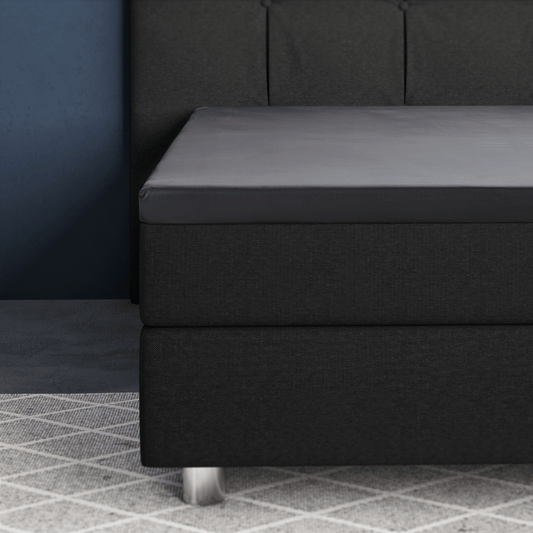 Primaviera Deluxe Topper Satijn Hoeslaken Antraciet