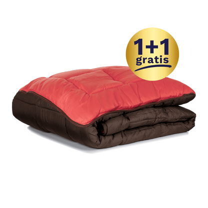 Zelesta Easybed - Chocolade & Koraal (XL) 1+1