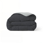 Zelesta Comfort Duo Duvet - Soft Black & Silver Grey