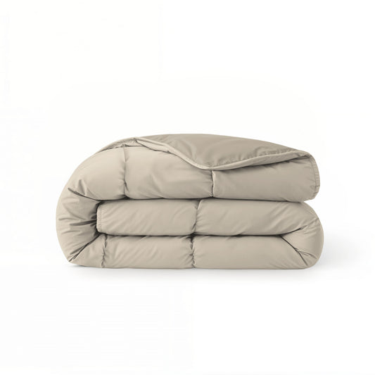 Zelesta Comfort Duo Zomerdekbed - Taupe & Champagne