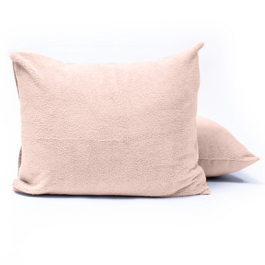 Zelesta Teddy Kussensloop Set van 2 - Roze