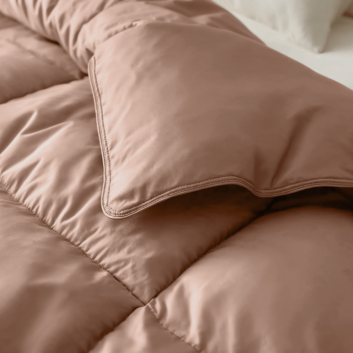 Zelesta Deluxe Uni Satin Cotton Duvet - Earth Red