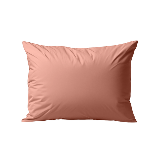 Zelesta Deluxe Percale Cotton Pillowcase Set Of 2 - Salmon image