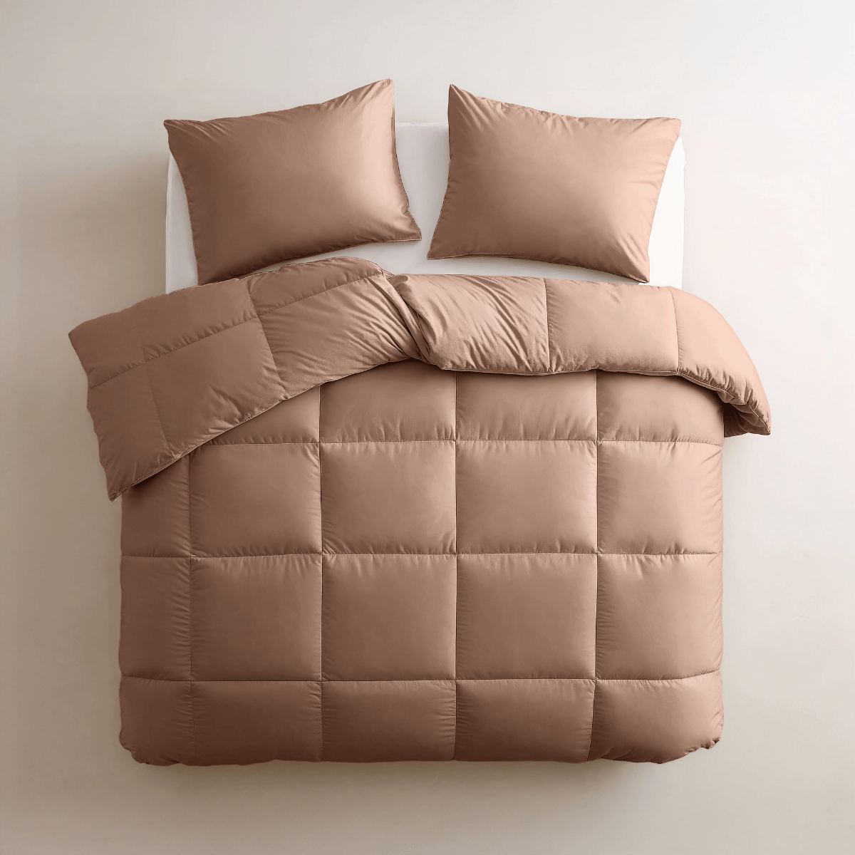 Zelesta Deluxe Uni Satin Cotton Duvet - Earth Red