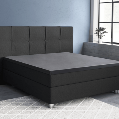 Primaviera Deluxe Topper Satijn Hoeslaken Antraciet