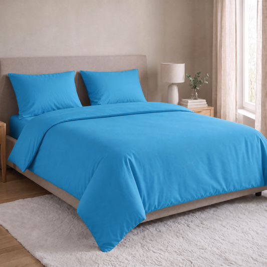 Zelesta Everyday Uni Kussensloop Set Van 2 - Aqua Blauw