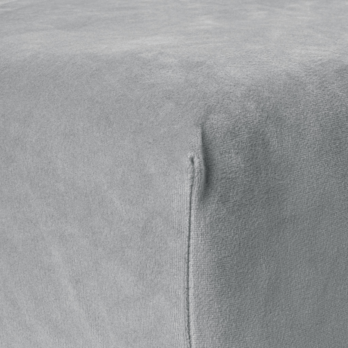 Zelesta Grey Velvet Fitted Sheet image