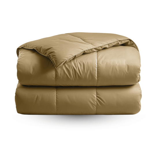 Zelesta Deluxe Uni Satin Cotton Duvet - Ochre Yellow