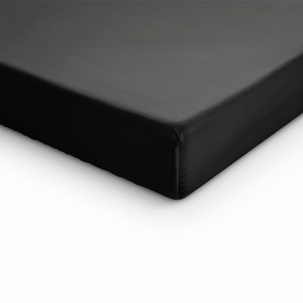 Primaviera Deluxe Topper Satijn Hoeslaken Zwart