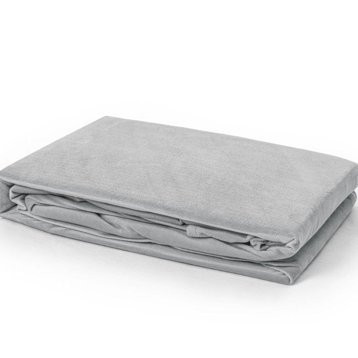 Zelesta Grey Velvet Fitted Sheet image