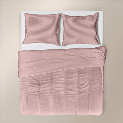 Zelesta Teddy Groovebed - Dusty Pink