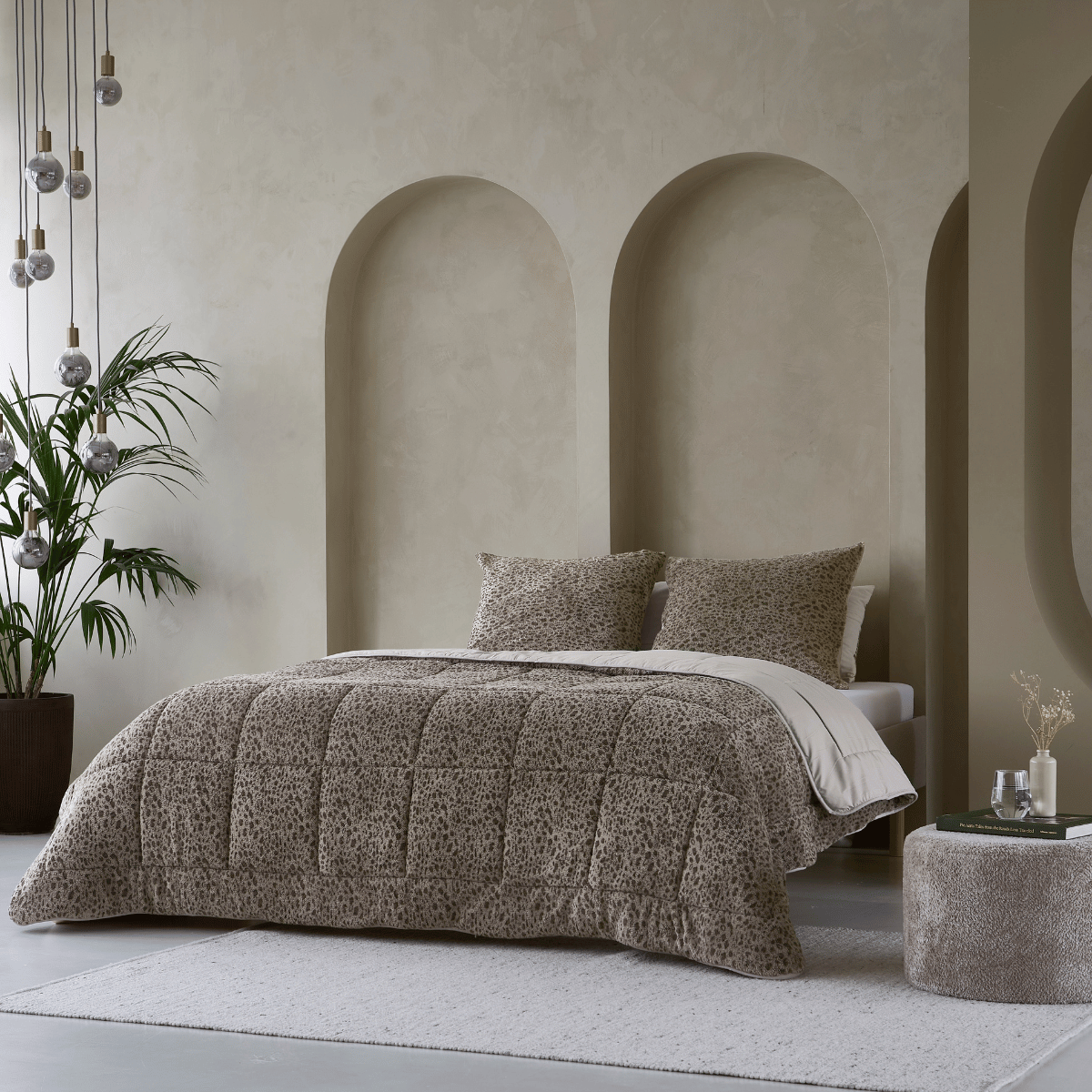 Zelesta Special Teddy Panther Duvet - Taupe