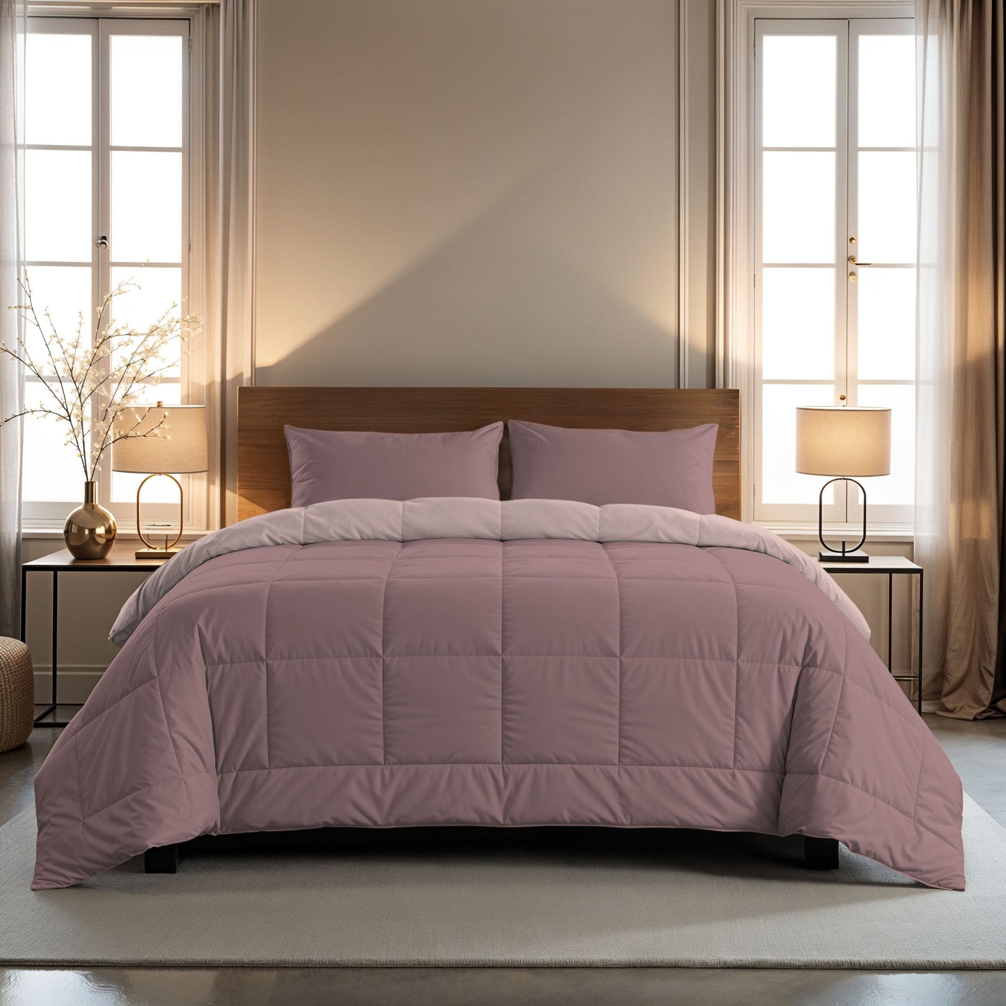 Zelesta Comfort Duo Kussensloop - Dusty Pink
