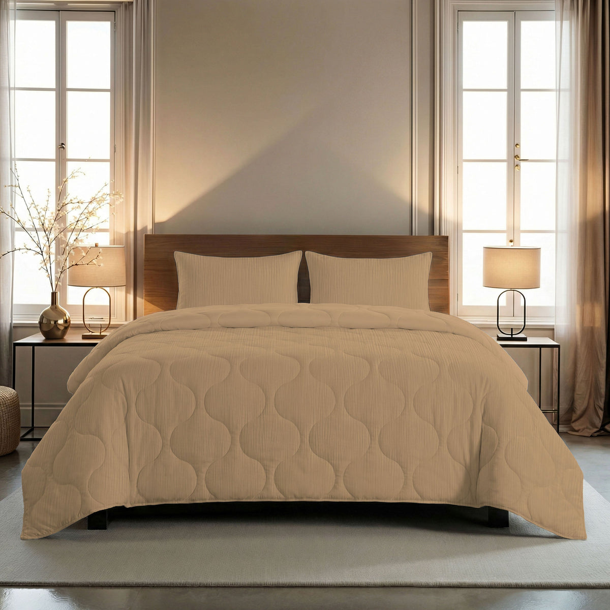 Zelesta Special Muslin Summer Duvet - Warm Soft Beige