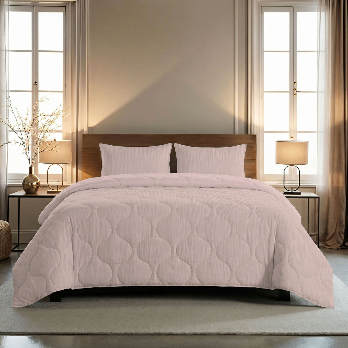 Zelesta Special Muslin Summer Duvet - Soft Pink