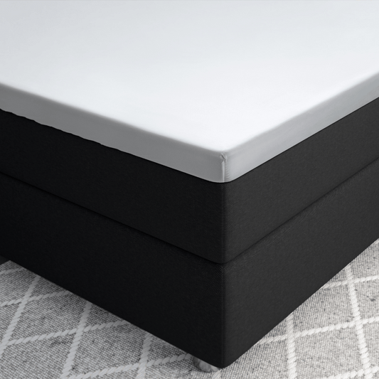 Primaviera Deluxe Topper Satijn Hoeslaken Wit