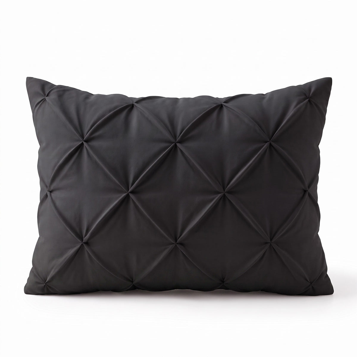Zelesta Everyday Pintuck Pillowcase Set Of 2 - Black
