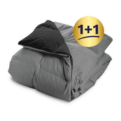 Zelesta Wonderbed Cotton Down - Black & Antracite