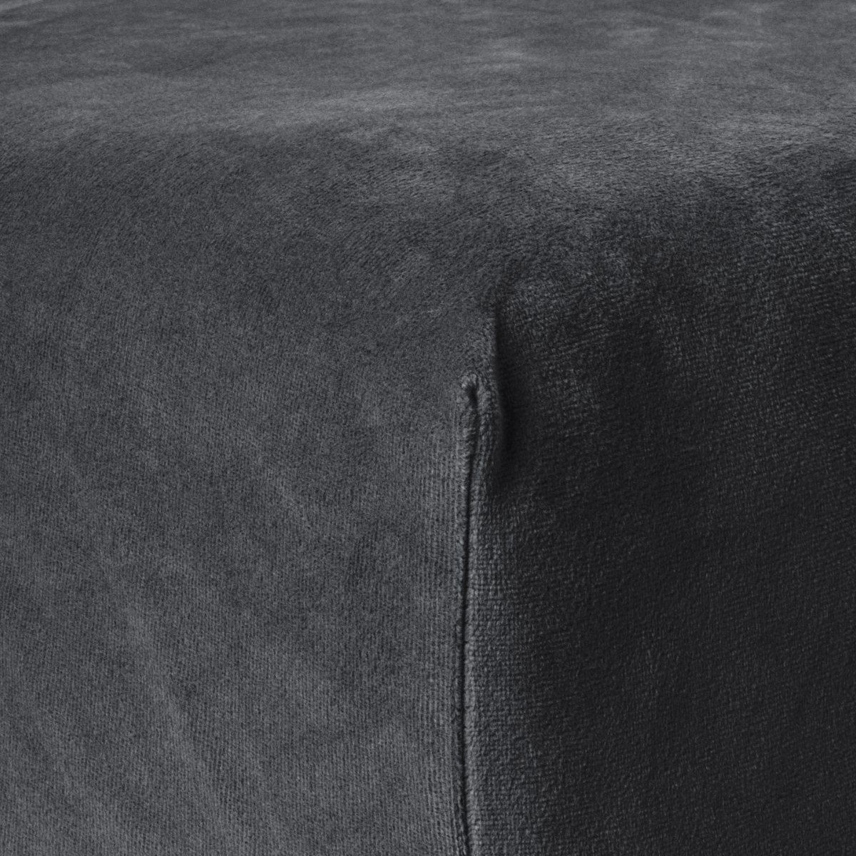 Zelesta Velvet Fitted Sheet Anthracite image