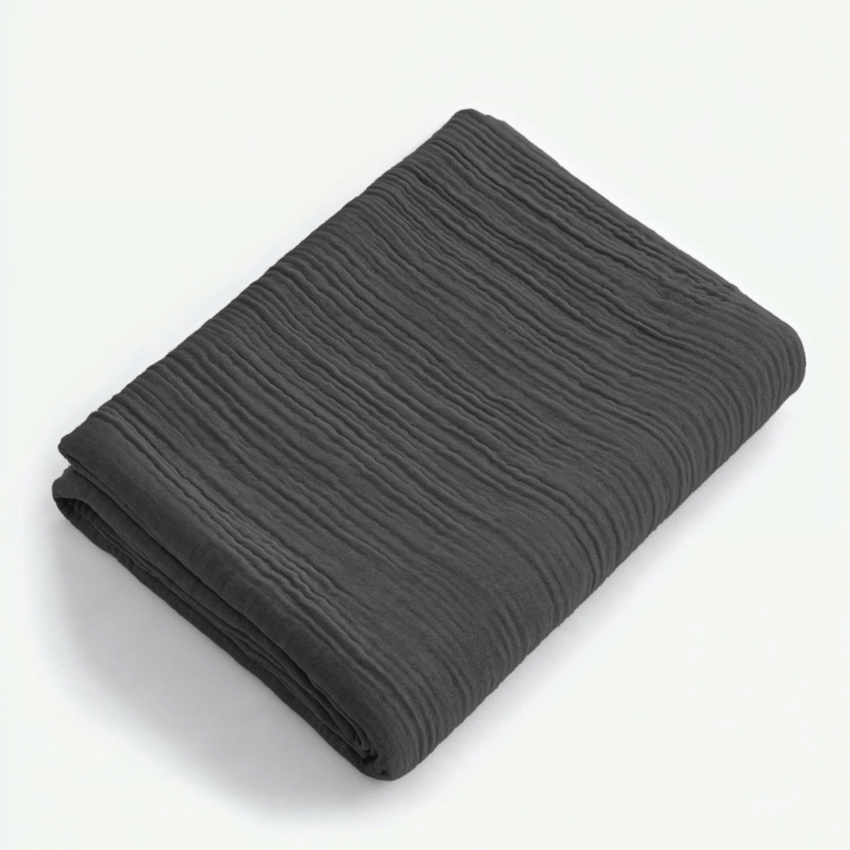 Mousseline Hoeslaken - Anthracite