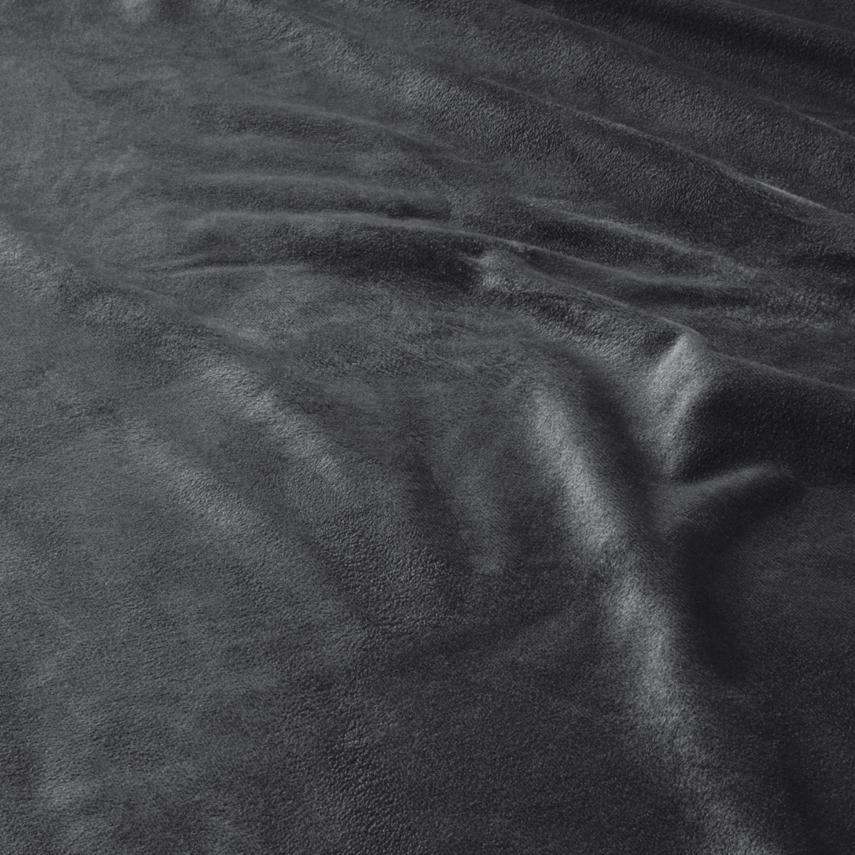Zelesta Velvet Fitted Sheet Anthracite image
