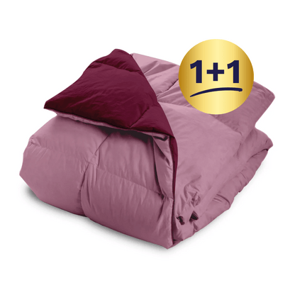 Zelesta Wonderbed Cotton Down - Pink & Red Wine