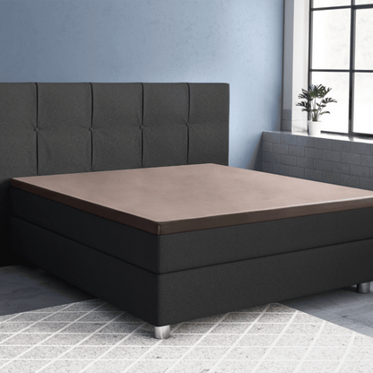 Primaviera Deluxe Topper Satijn Hoeslaken Taupe