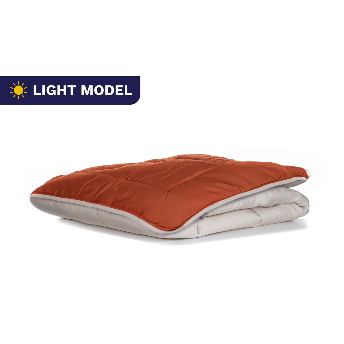 luz8848 Zelesta Everyday Duo Zomerdekbed - Lichtgrijs & Gember - Zelesta.nl