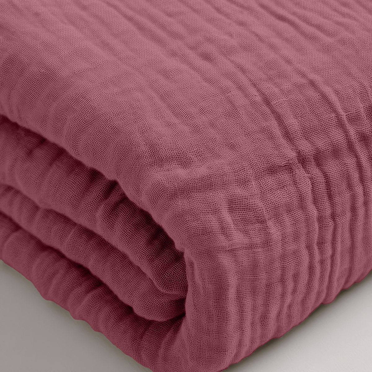 Mousseline Hoeslaken - Rouge
