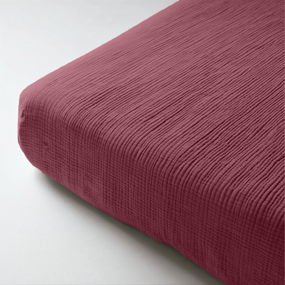 Mousseline Hoeslaken - Rouge