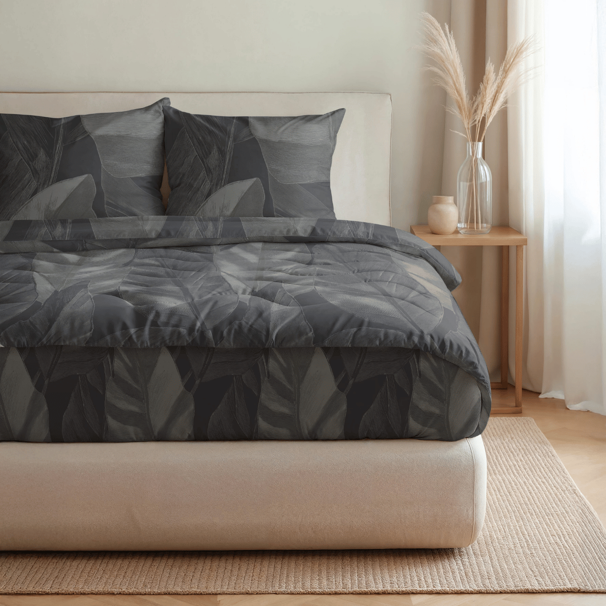 Zelesta Pure Design Cotton Duvet - Black Swan