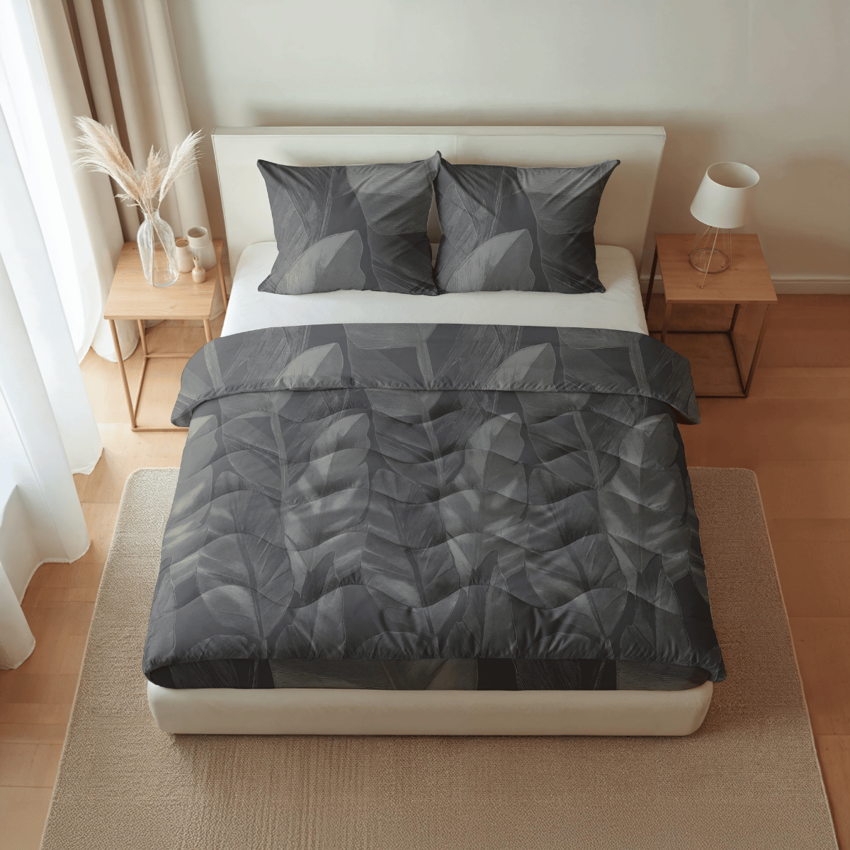 Zelesta Pure Design Cotton Duvet - Black Swan