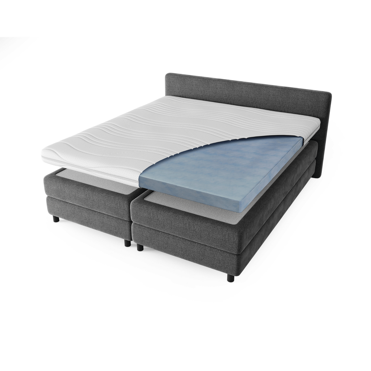 Zelesta Mattress Topper - Hybrid Cold Foam Aloe Vera Cover image