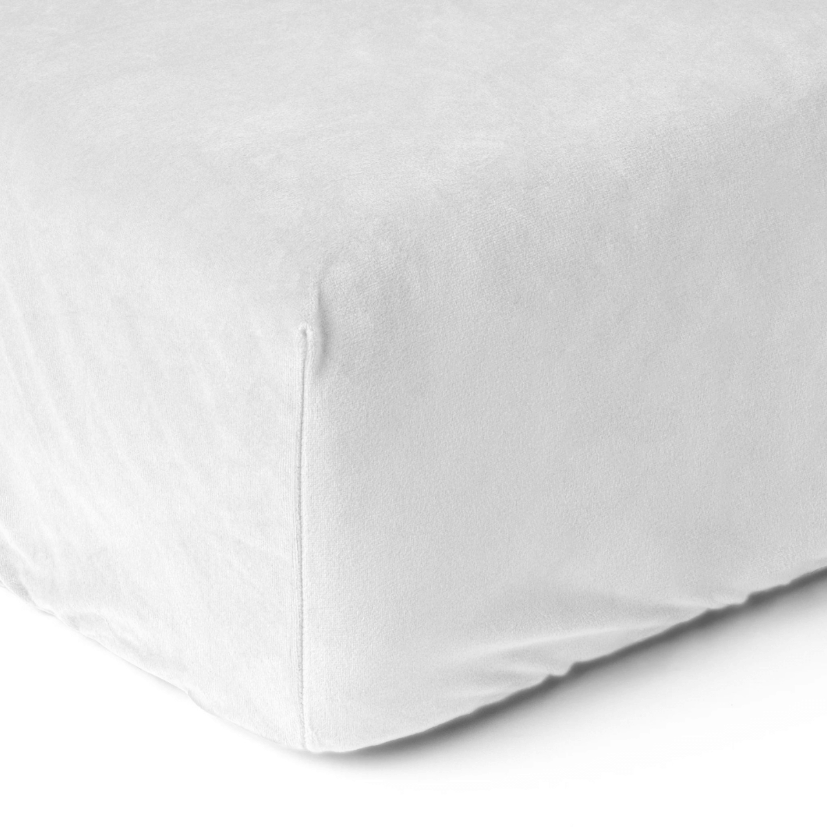 Zelesta Velvet Fitted Sheet White image