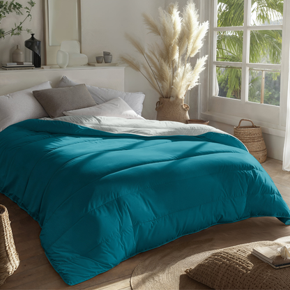 Zelesta Royalbed - Petrol Blue & Pearl