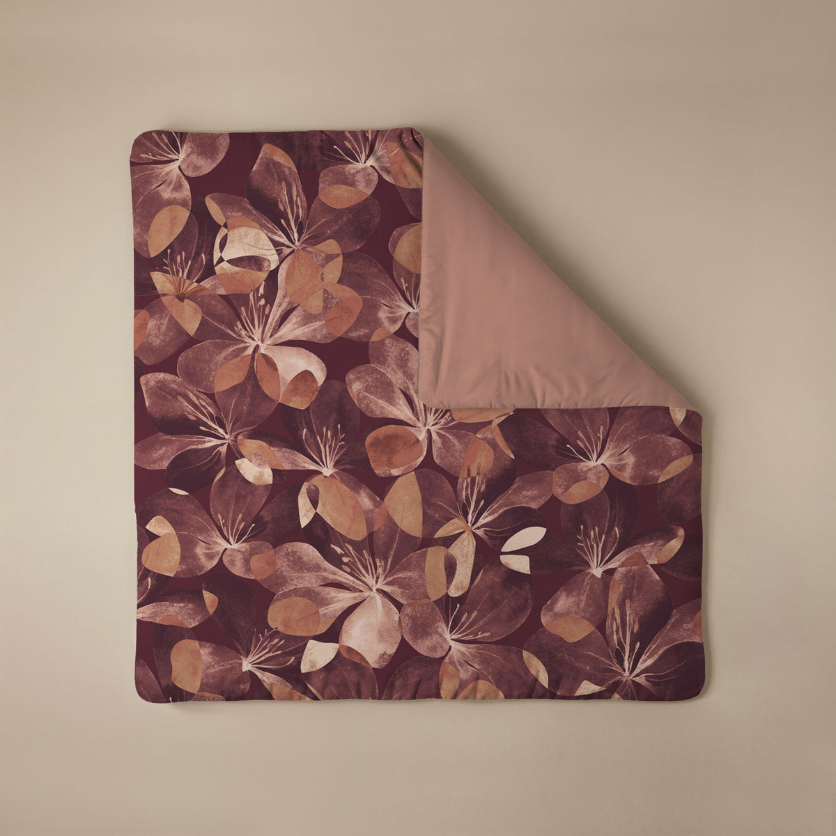 Zelesta Comfort Design Naadloos Dekbed - Oversized Flower Blush Red