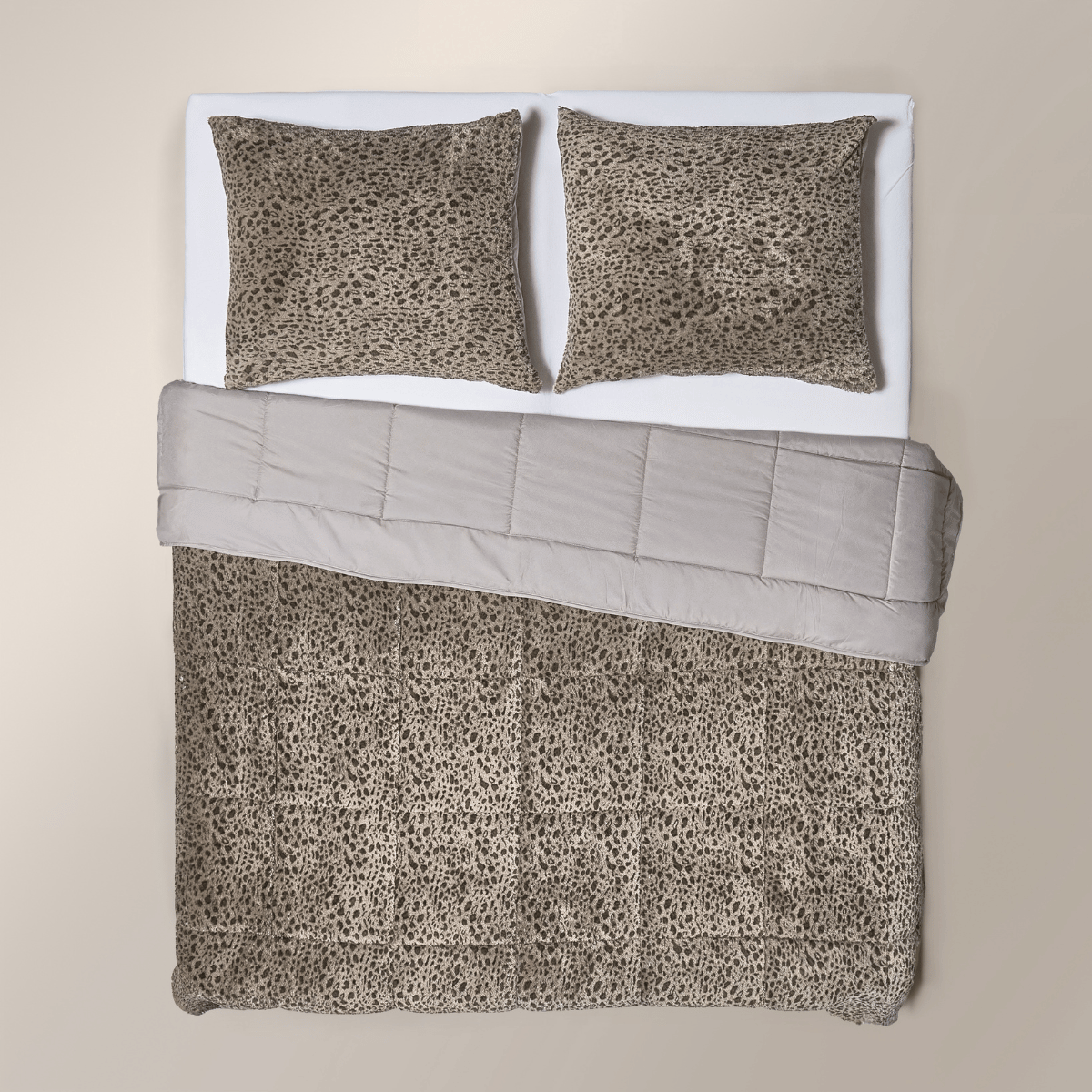 Zelesta Special Teddy Panther Duvet - Taupe
