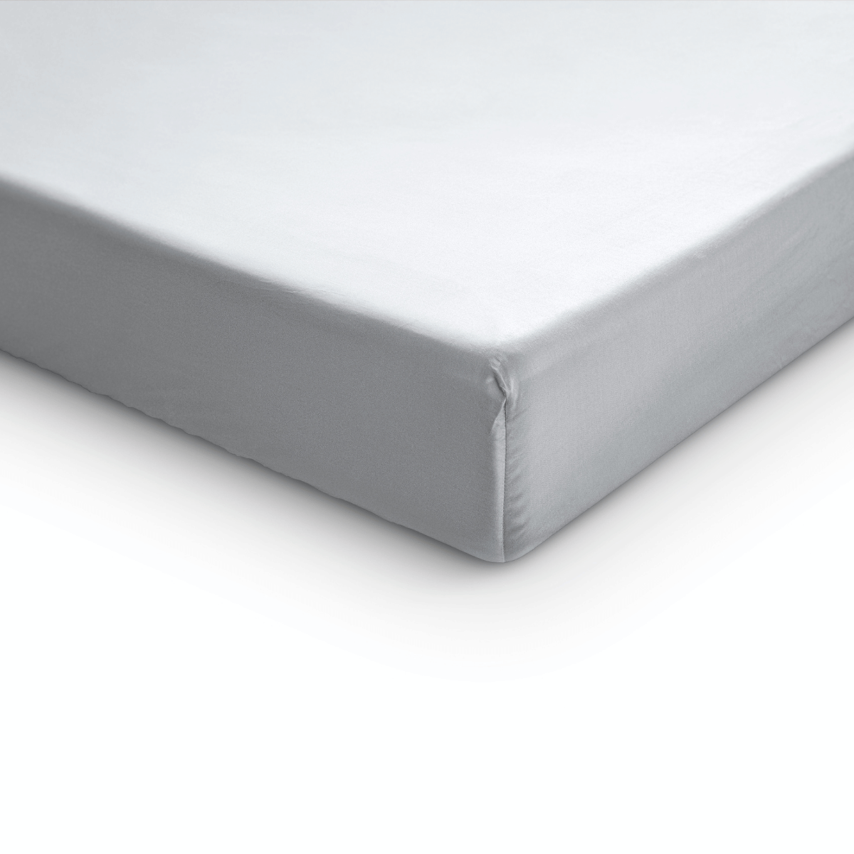 Zelesta Primaviera Deluxe Topper Satin Fitted Sheet White image