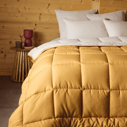 Zelesta Easybed Light - Okergeel & Linnen