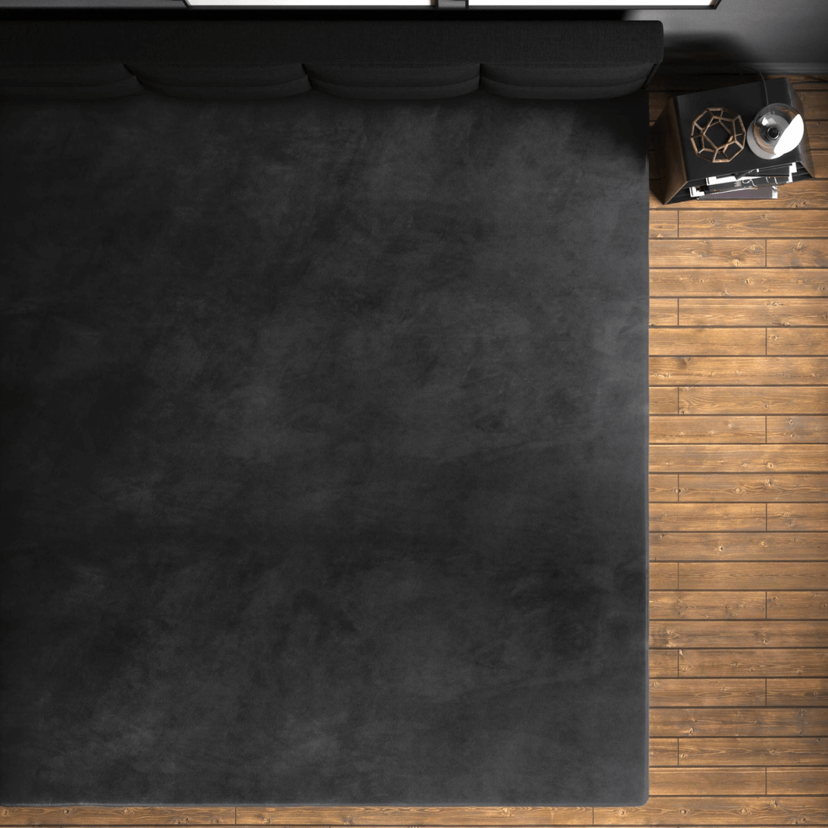 Zelesta Velvet Fitted Sheet Black image