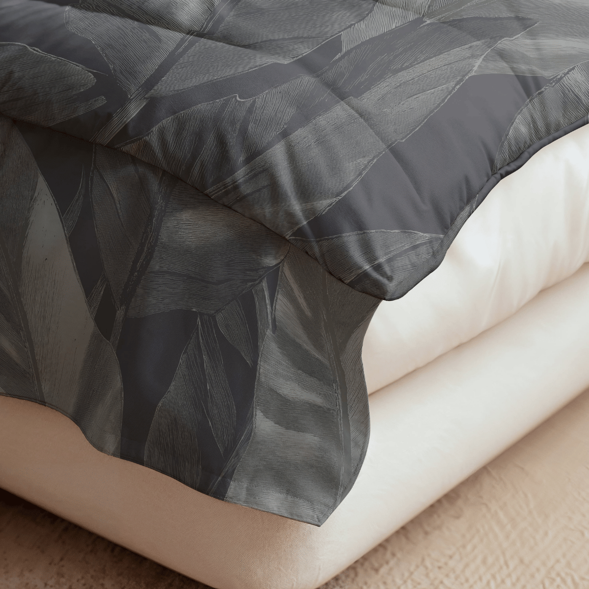 Zelesta Pure Design Cotton Duvet - Black Swan