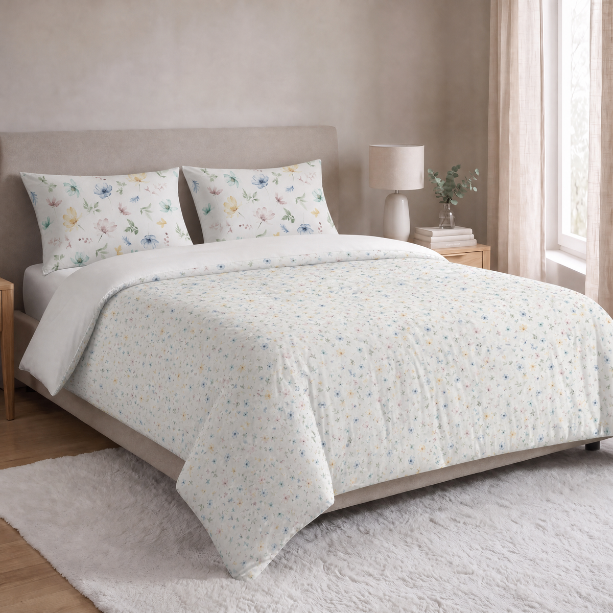 Zelesta Comfort Design Kussenslopen Set Van 2 - Spring Bloom