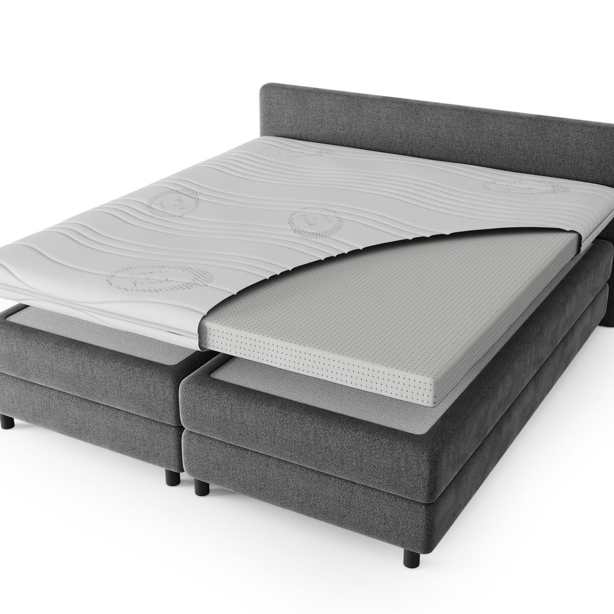Zelesta Mattress Topper - NASA Foam Cool Fresh Cover image