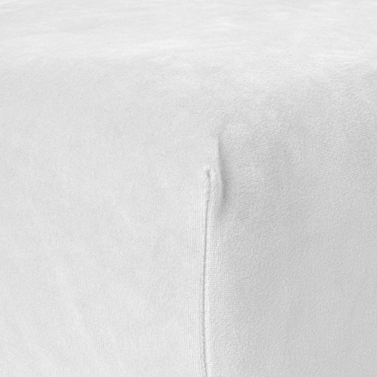 Zelesta Velvet Fitted Sheet White image
