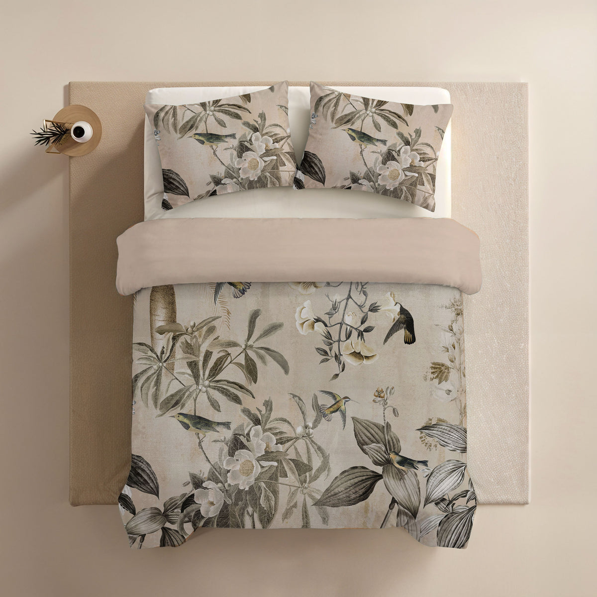 Zelesta Comfort Design Naadloos Dekbed - Vintage Birds Sand