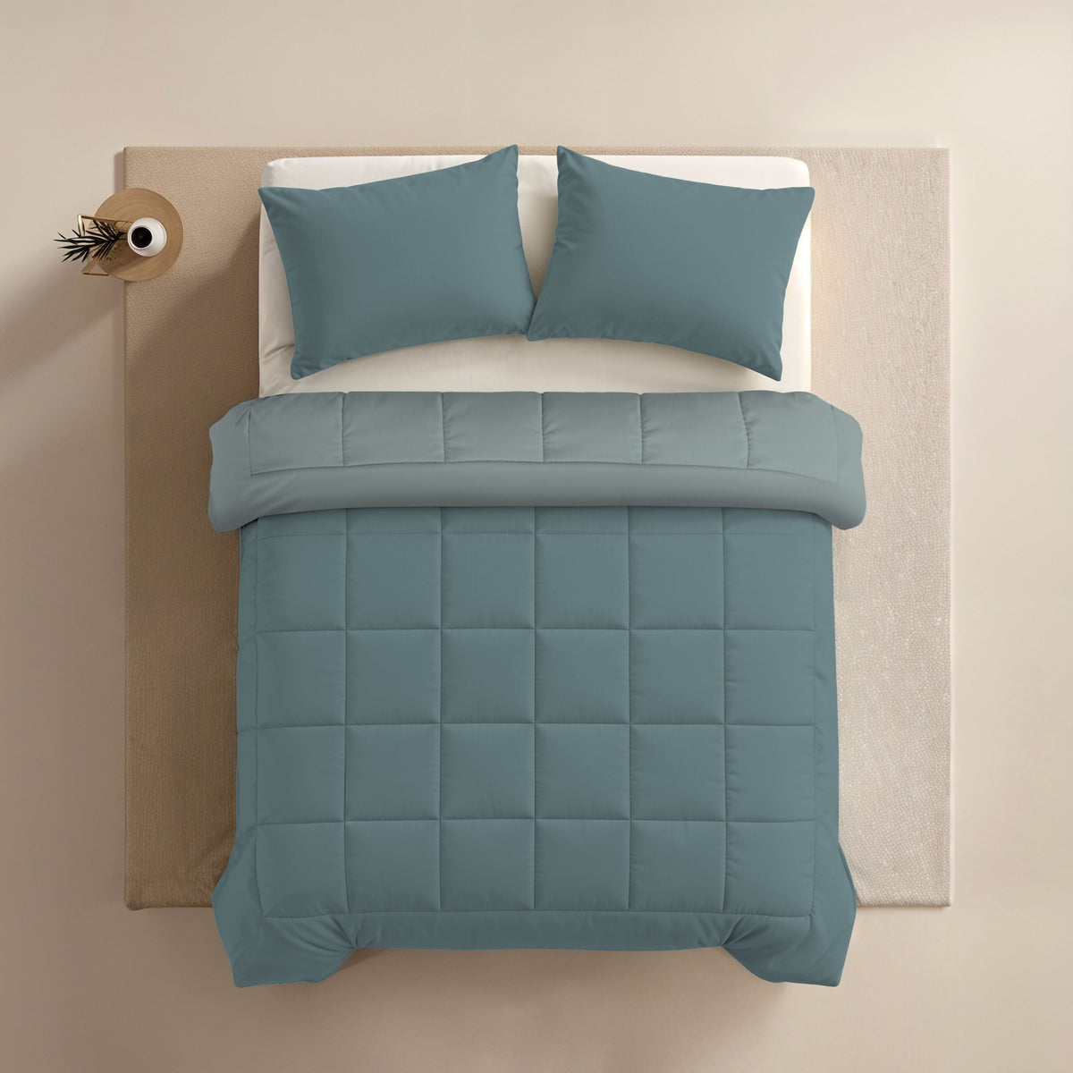 Zelesta Comfort Duo 4-Season Duvet - Blue Green & Blue