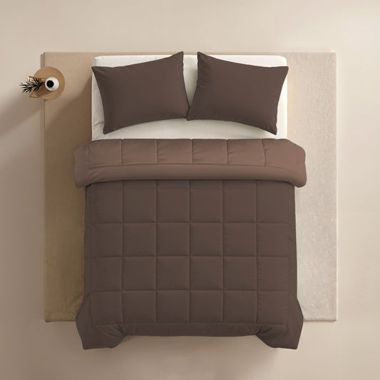 Zelesta Comfort Duo Pillowcase - Chocolate Brown